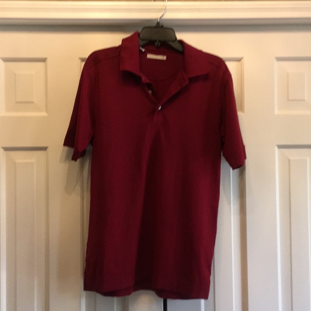 UEC Cutter & Buck Golf Shirt, Dark Red, Size Medium